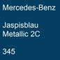 Preview: Mercedes-Benz, Jaspisblau Metallic 2C, 345.